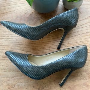 Ann Taylor Snake Print Heels